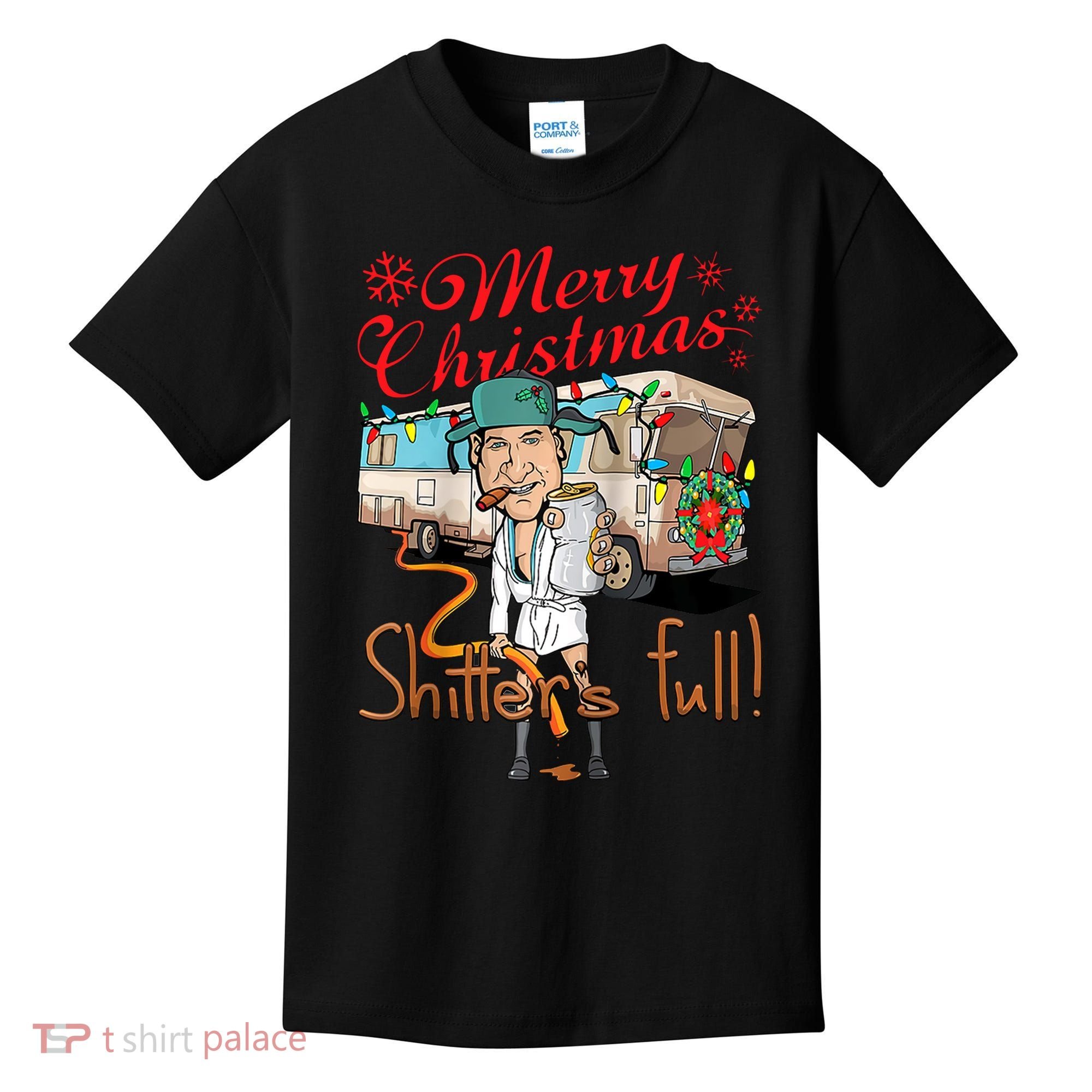 Merry Christmas Shitter's Full Kids T-Shirt