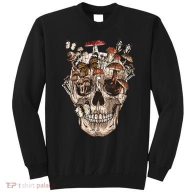 Mushroom Collector Skull Gift Sweatshirt