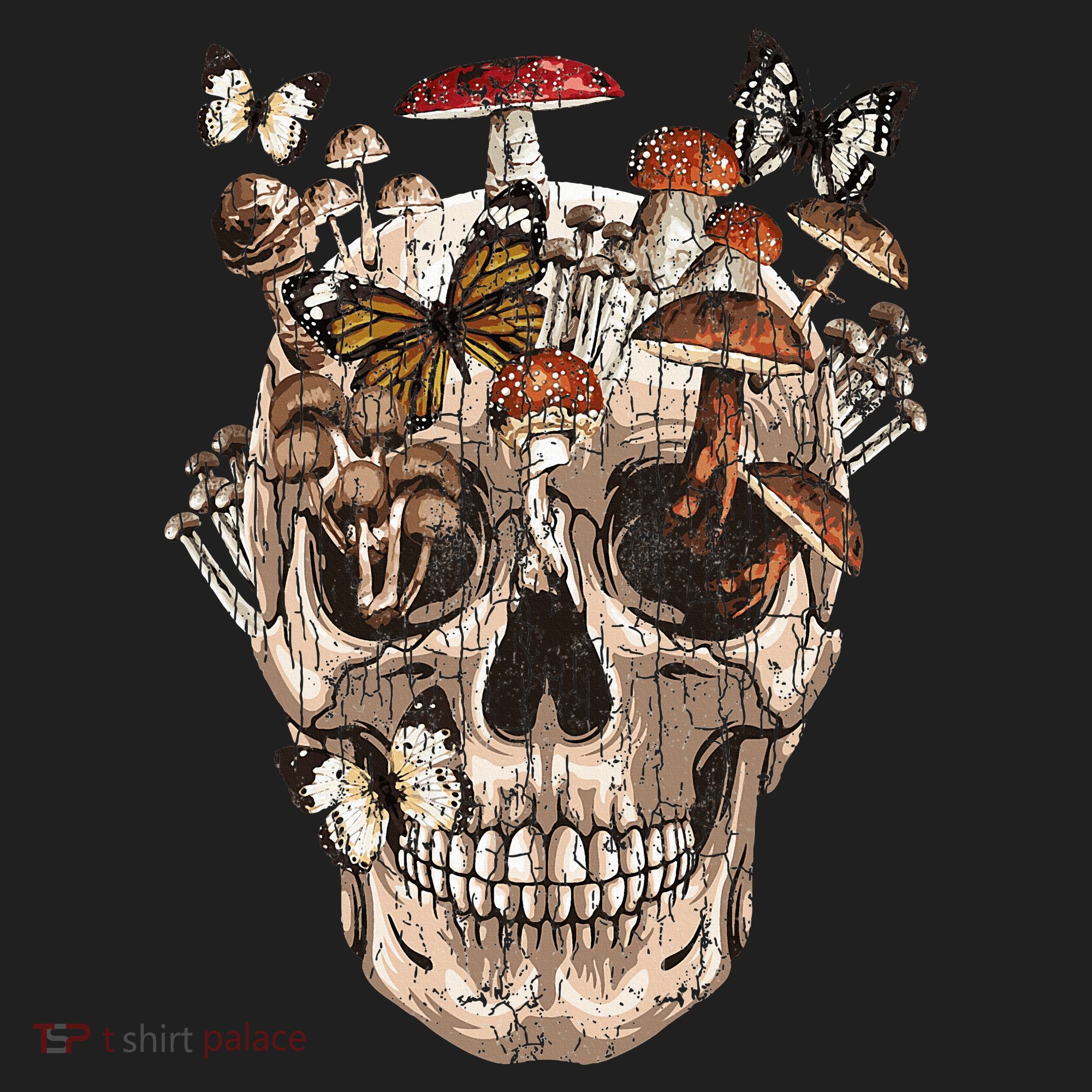 Mushroom Collector Skull Gift Tumbler