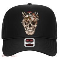 Mushroom Collector Skull Gift Hat thumb 0