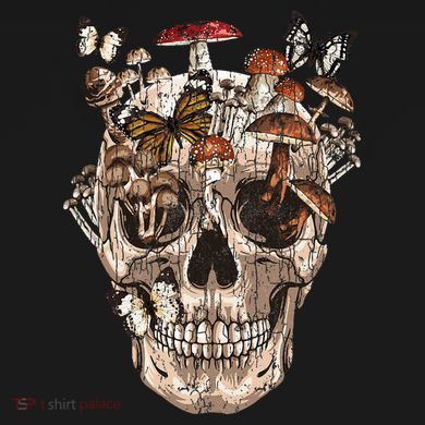 Mushroom Collector Skull Gift Women's T-Shirt