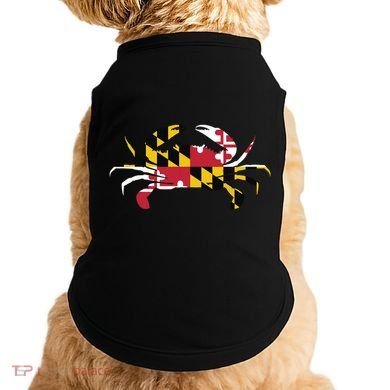 Maryland Crab State Pride Flag Doggie Tank