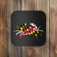 Maryland Crab State Pride Flag Coaster thumb 0