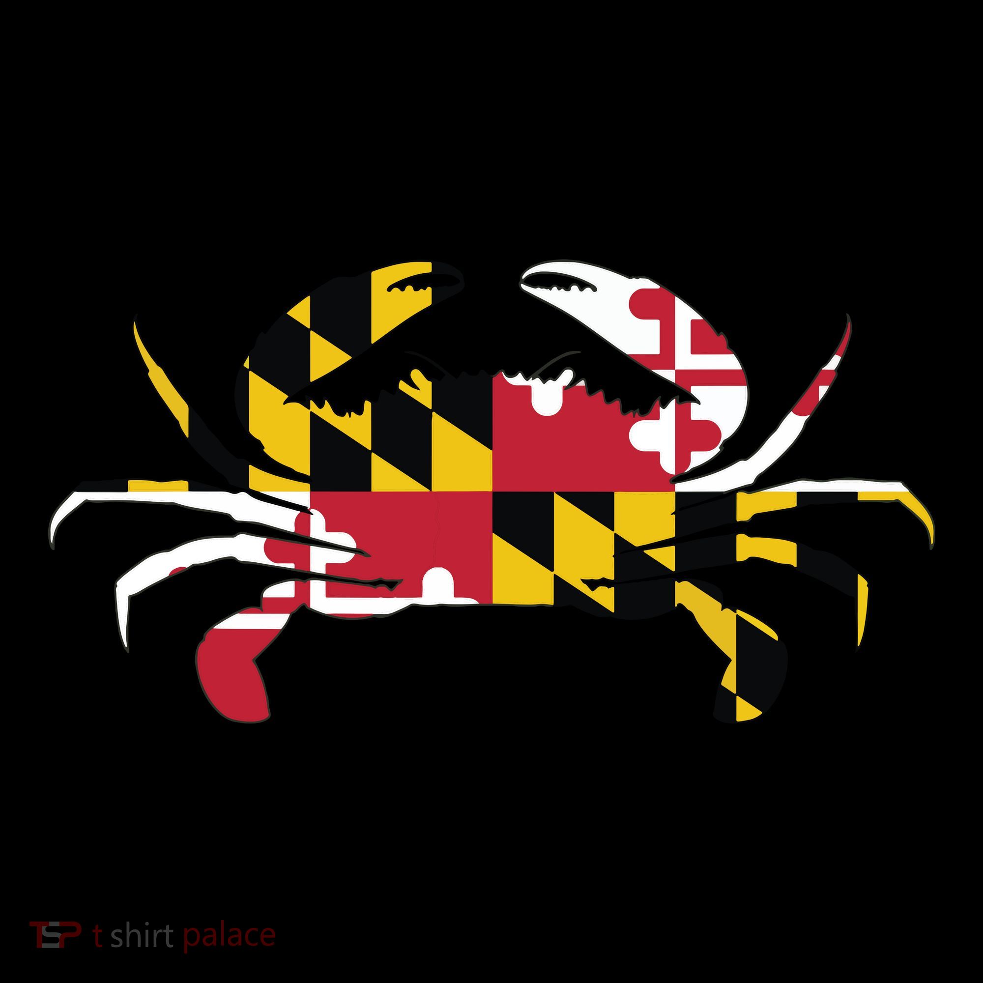 Maryland Crab State Pride Flag Women's Hoodie