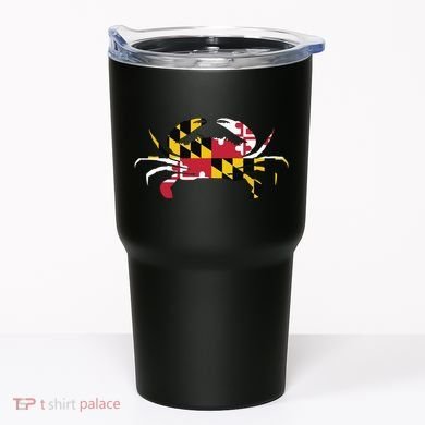 Maryland Crab State Pride Flag Tumbler