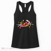 Maryland Crab State Pride Flag Women's Tank Top thumb 0