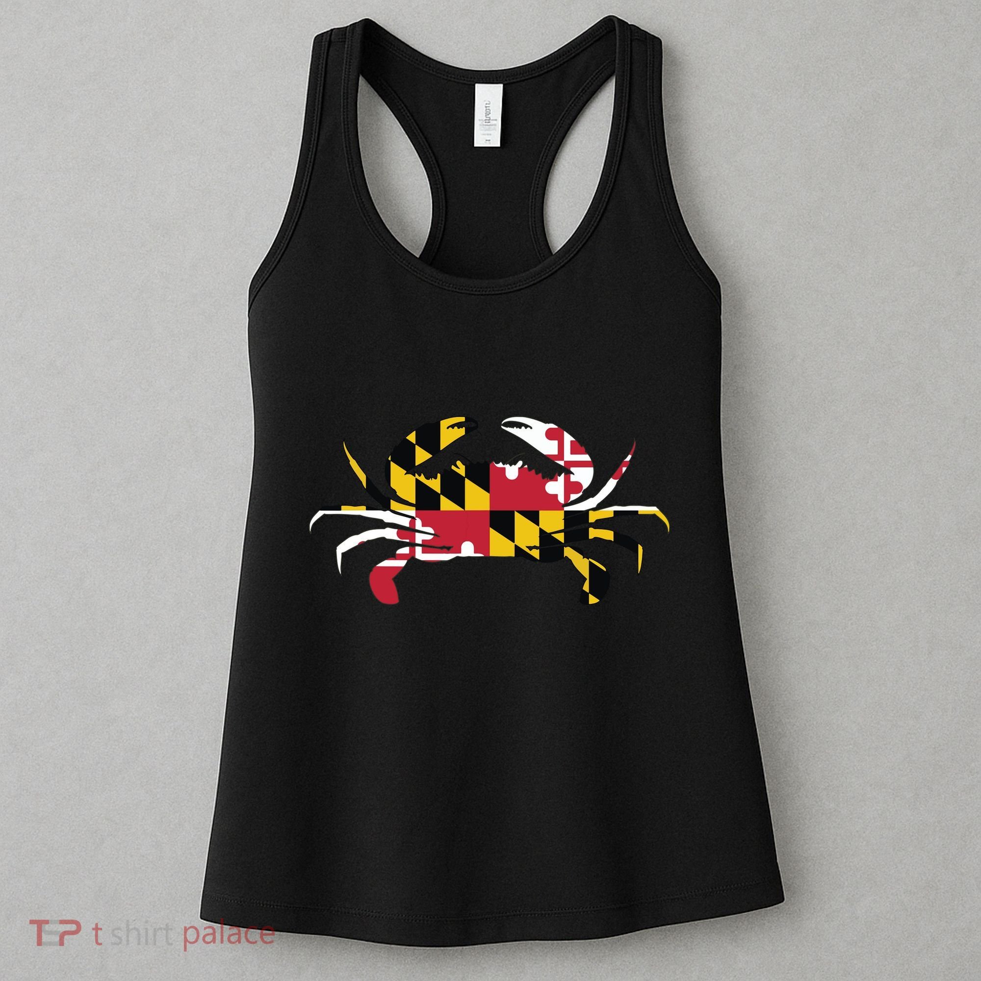Maryland Crab State Pride Flag Women's Tank Top
