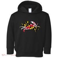 Maryland Crab State Pride Flag Toddler Hoodie thumb 0