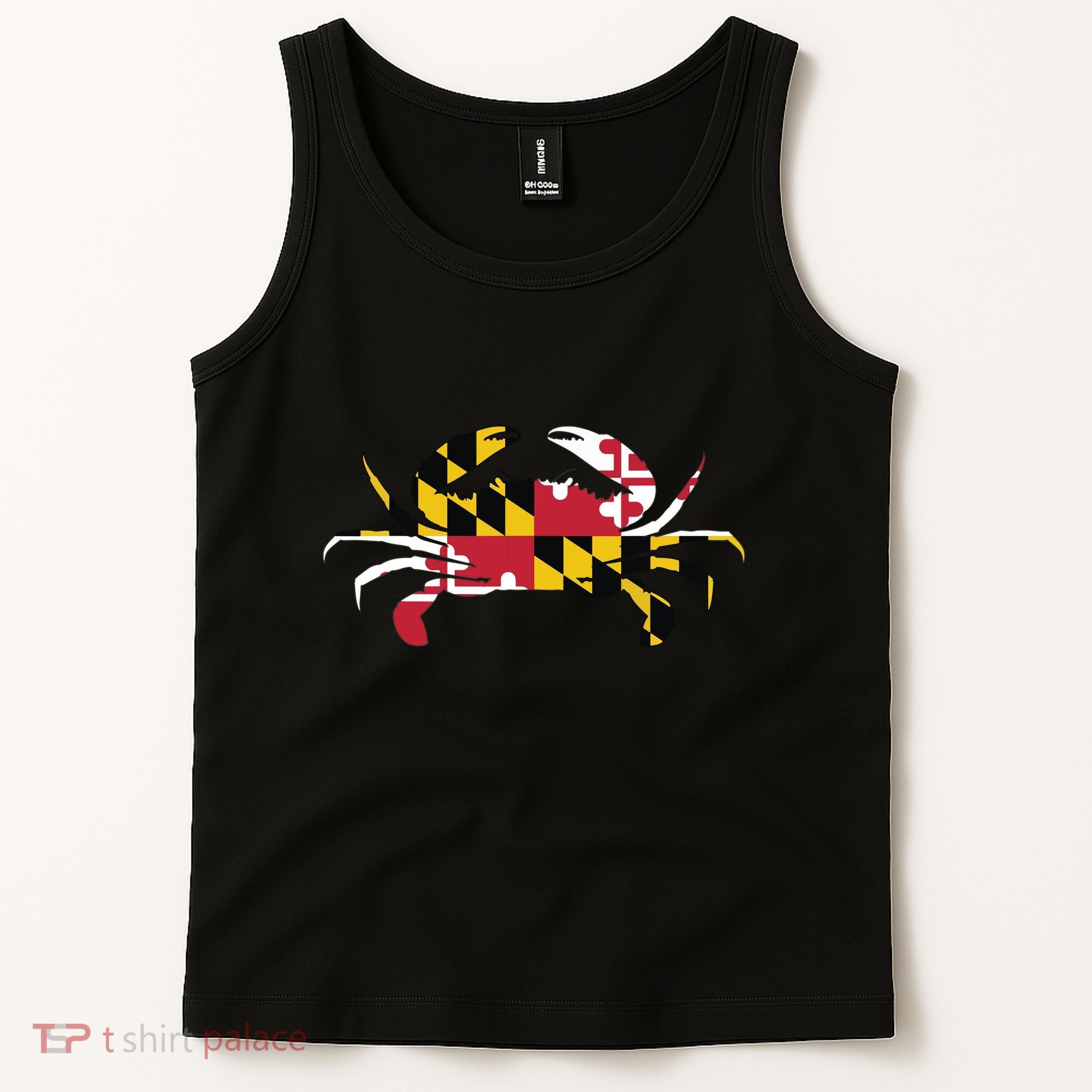 Maryland Crab State Pride Flag Tank Top