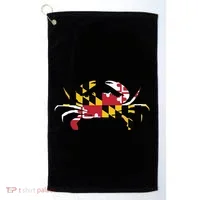 Maryland Crab State Pride Flag Golf Towel thumb 0
