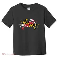 Maryland Crab State Pride Flag Toddler T-Shirt thumb 0