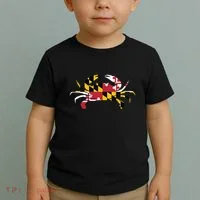 Maryland Crab State Pride Flag Toddler T-Shirt thumb 2