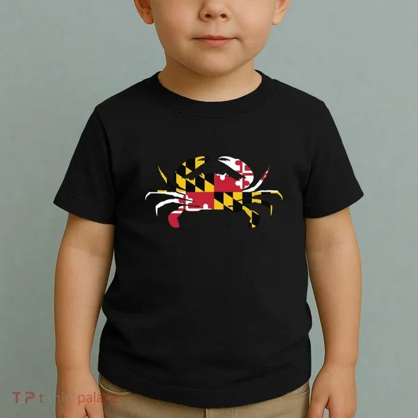 Maryland Crab State Pride Flag Toddler T-Shirt