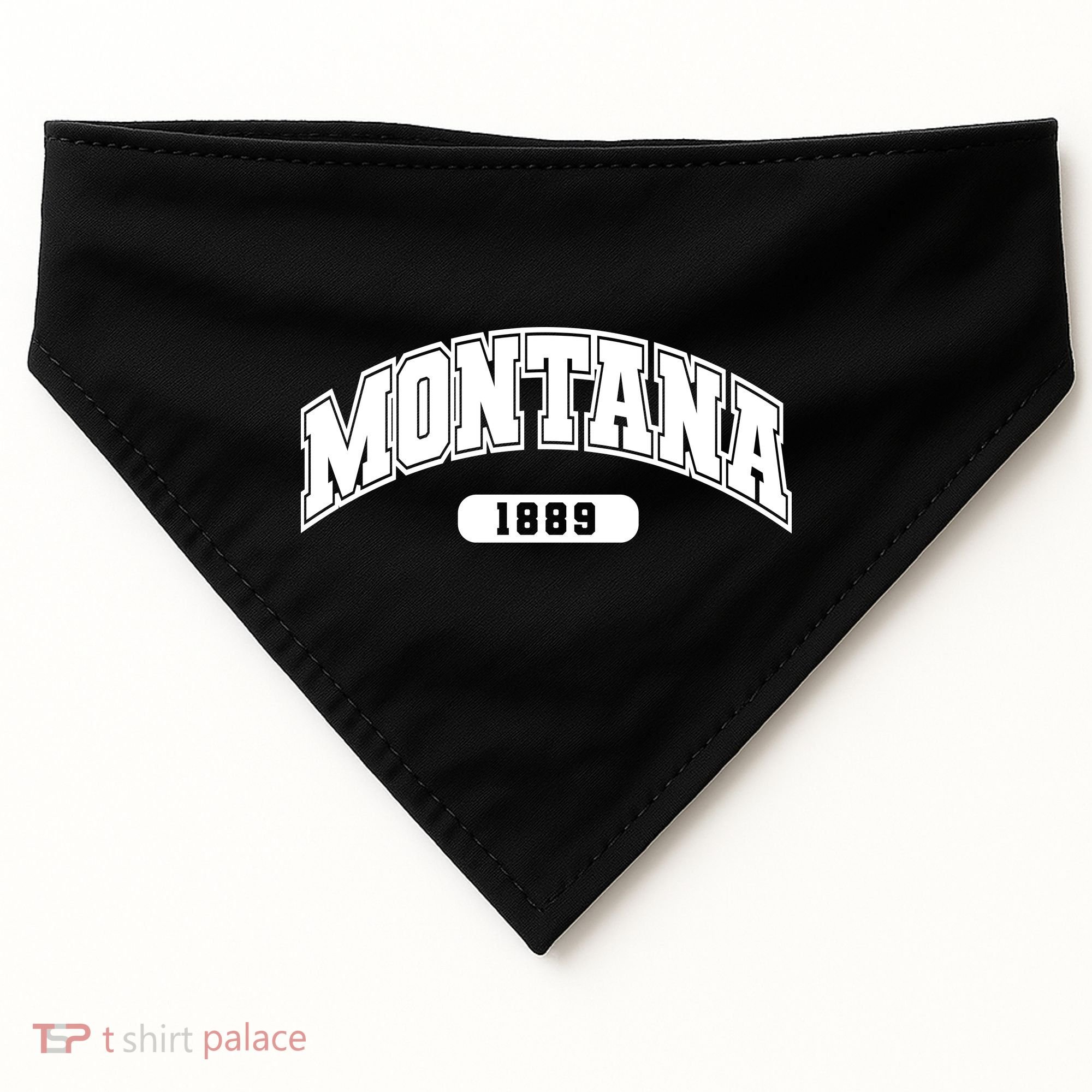 Montana Collegiate Style 1889 USA-Made Doggie Bandana