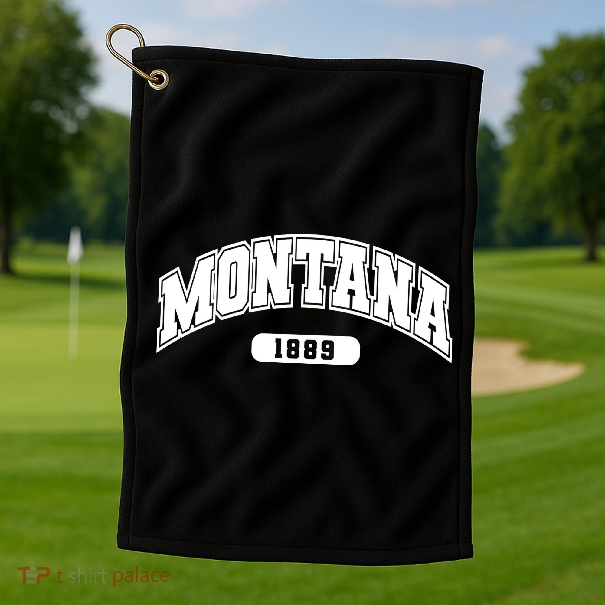 Montana Collegiate Style 1889 Golf Towel
