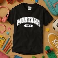 Montana Collegiate Style 1889 Kids T-Shirt thumb 3