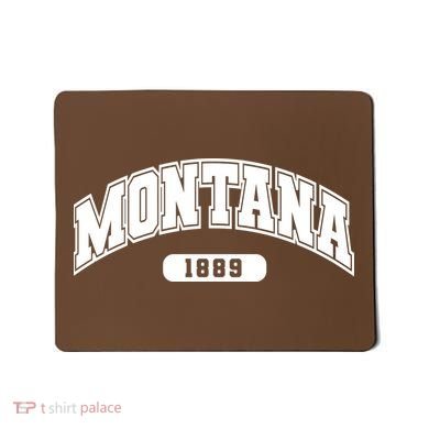 Montana Collegiate Style 1889 Mousepad