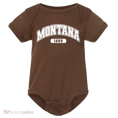 Montana Collegiate Style 1889 Baby Bodysuit