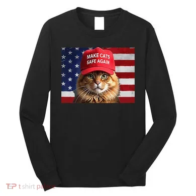 Make Cats Safe Again Gift Long Sleeve Shirt