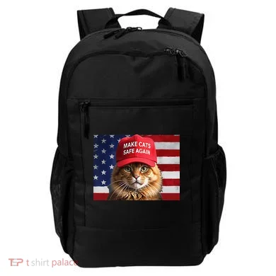 Make Cats Safe Again Gift Backpack