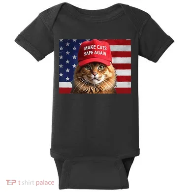 Make Cats Safe Again Gift Baby Bodysuit