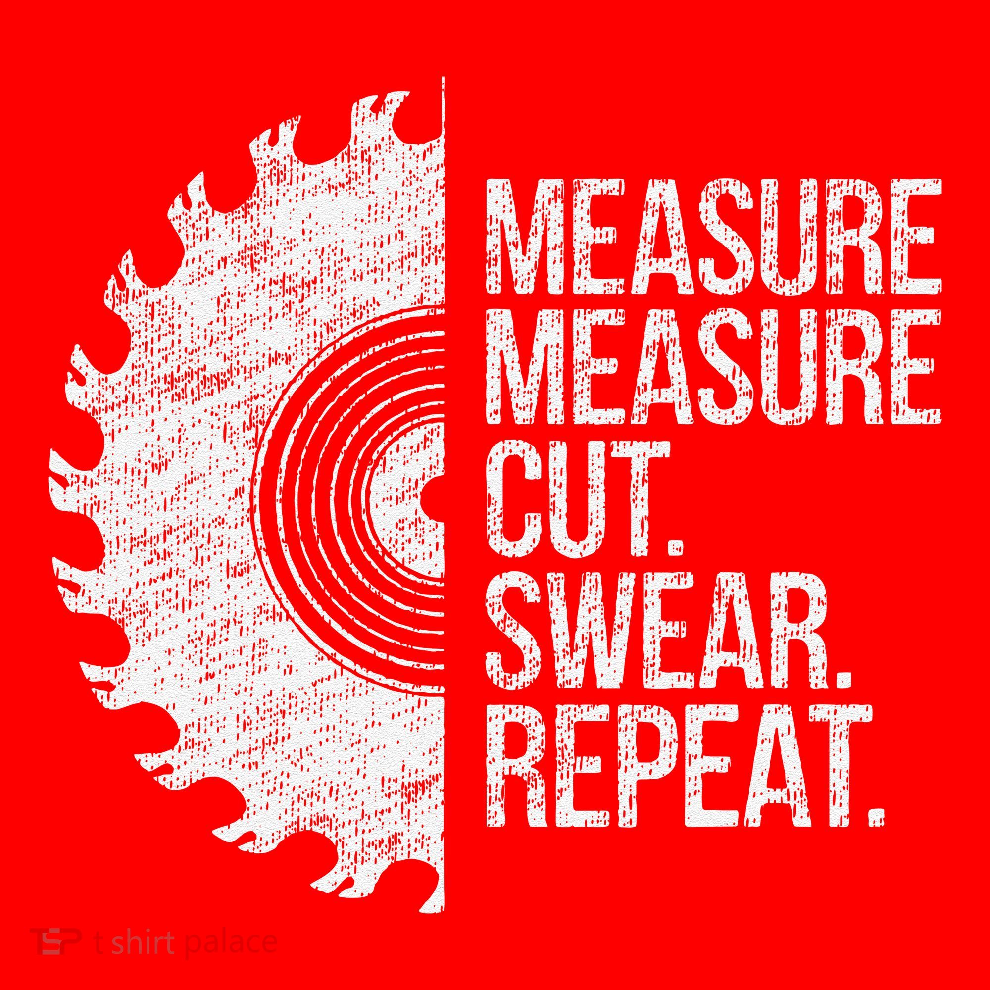 Measure Cut Swear Funny Handyman Dad FatherS Day Santa Hat