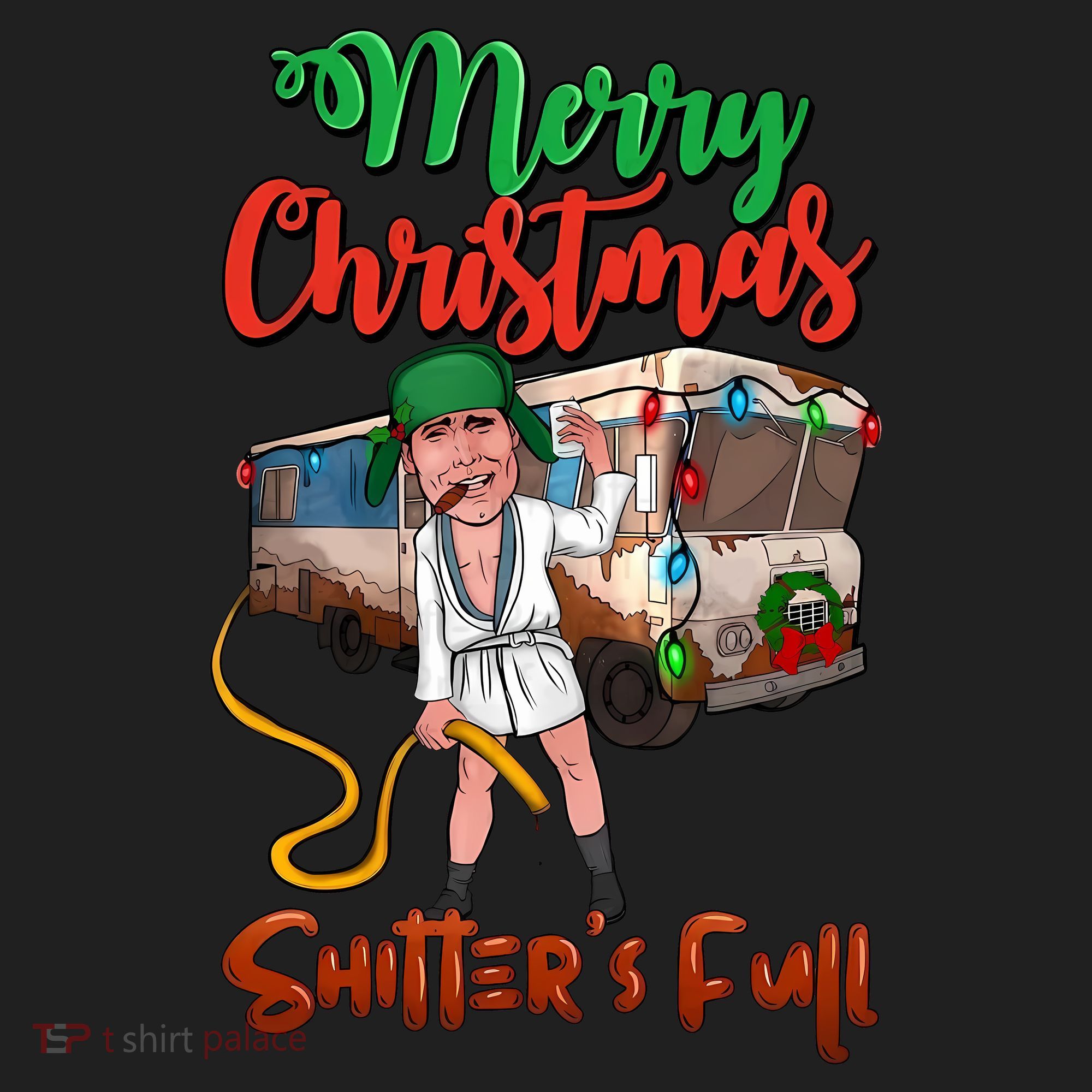 Merry Christmas Shitters Full Funny Christmas Vacation Women's Sweatshirt