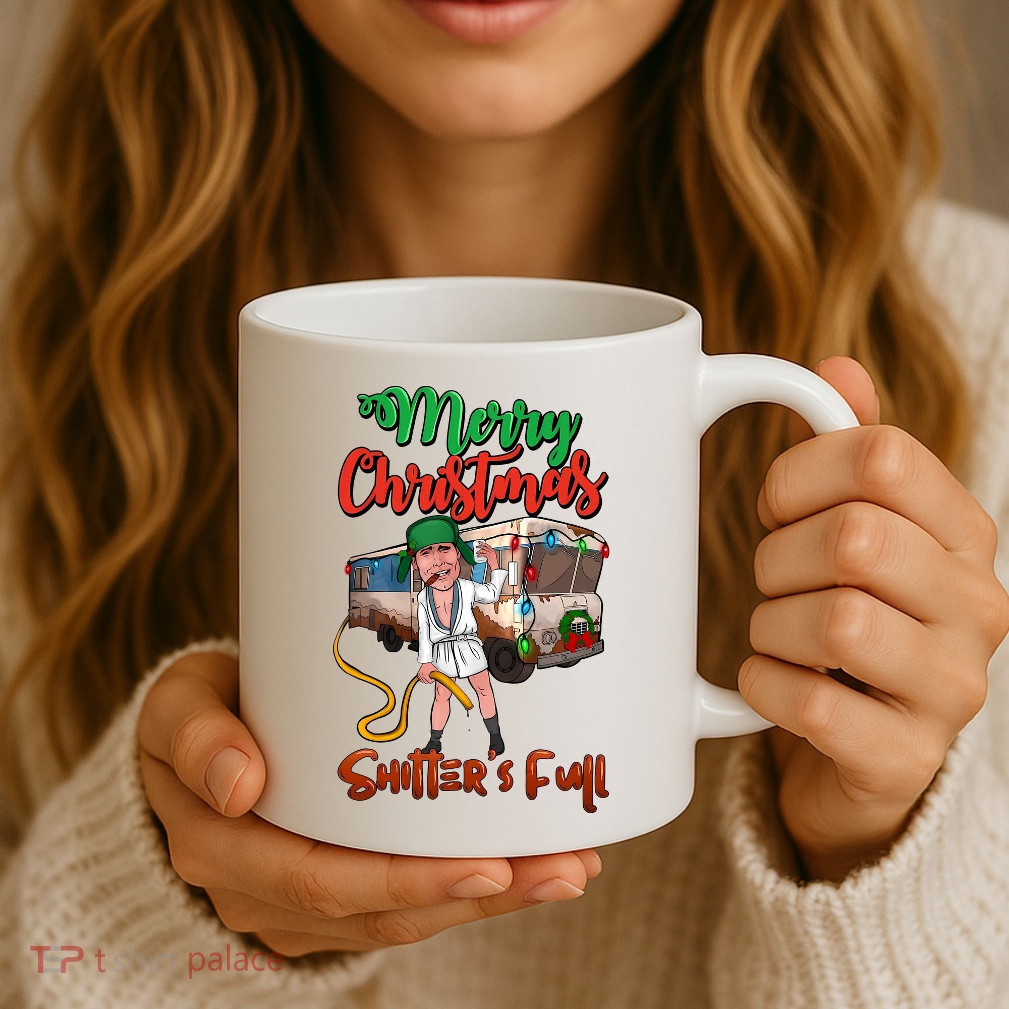 Merry Christmas Shitters Full Funny Christmas Vacation Coffee Mug