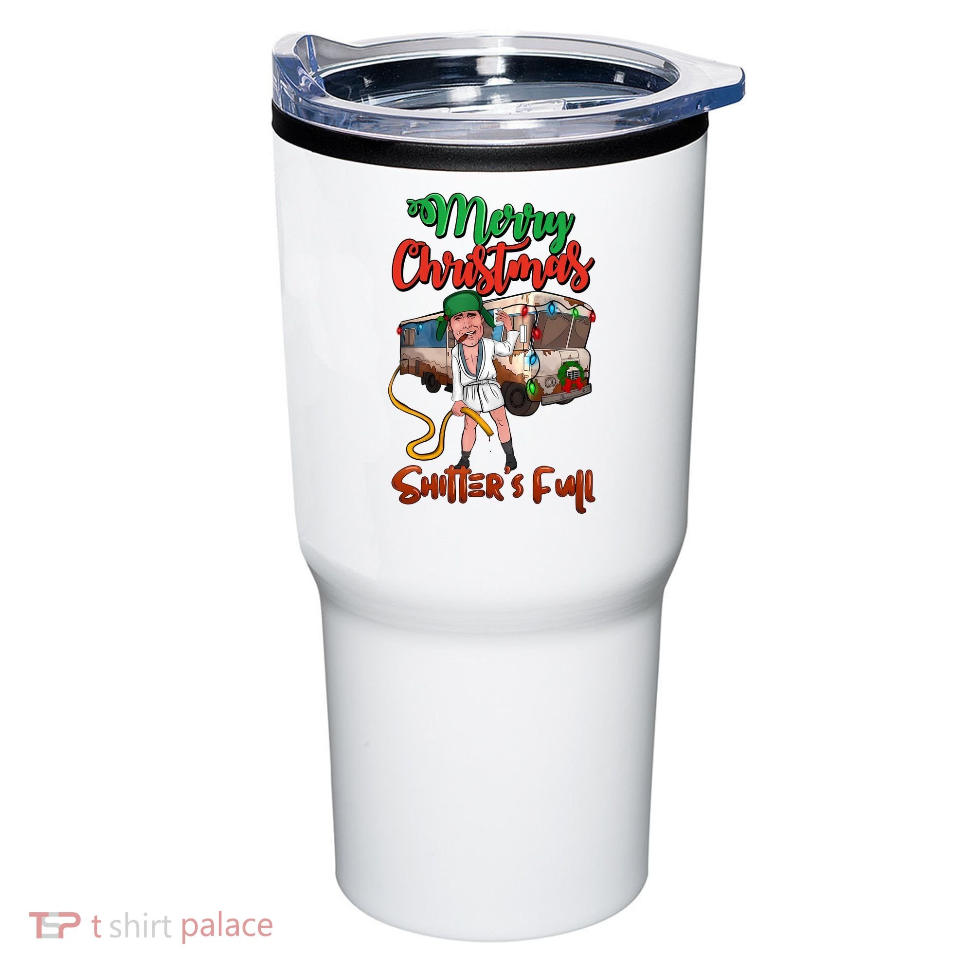 Merry Christmas Shitters Full Funny Christmas Vacation Tumbler