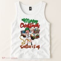 Merry Christmas Shitters Full Funny Christmas Vacation Tank Top thumb 2