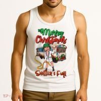 Merry Christmas Shitters Full Funny Christmas Vacation Tank Top thumb 3