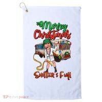 Merry Christmas Shitters Full Funny Christmas Vacation Golf Towel thumb 0