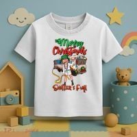 Merry Christmas Shitters Full Funny Christmas Vacation Toddler T-Shirt thumb 3