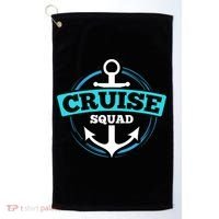 Matching Cruise Squad Funny Gift For Cruise Trip Vacation Cool Gift Golf Towel thumb 0