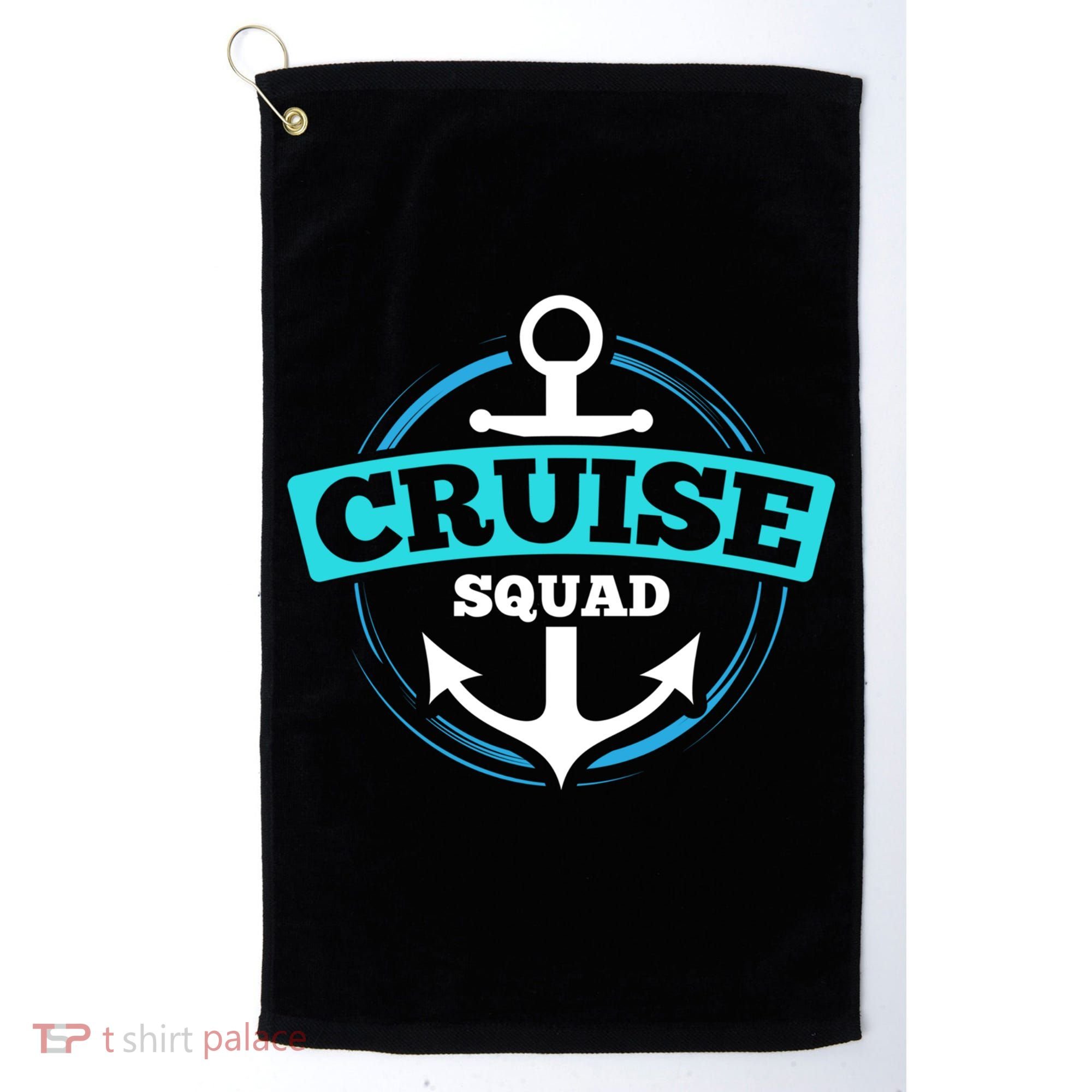 Matching Cruise Squad Funny Gift For Cruise Trip Vacation Cool Gift Golf Towel