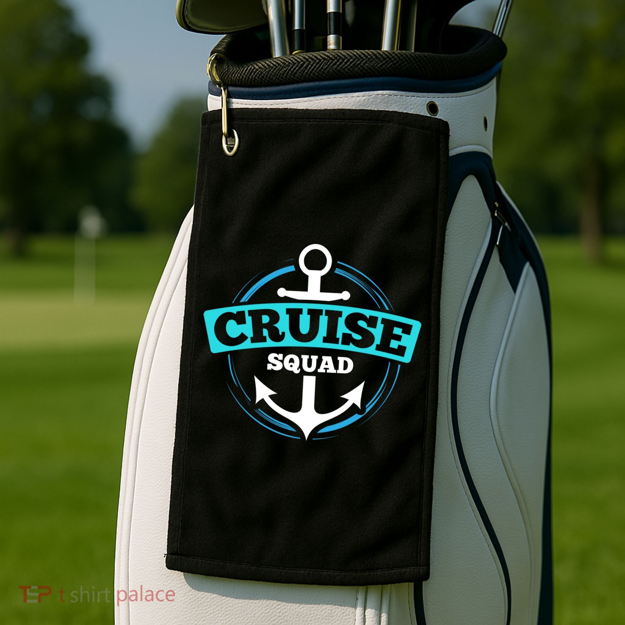 Matching Cruise Squad Funny Gift For Cruise Trip Vacation Cool Gift Golf Towel