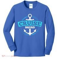 Matching Cruise Squad Funny Gift For Cruise Trip Vacation Cool Gift Kids Long Sleeve Shirt thumb 0