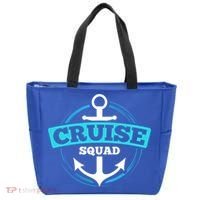 Matching Cruise Squad Funny Gift For Cruise Trip Vacation Cool Gift Tote Bag thumb 0
