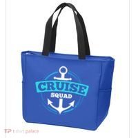 Matching Cruise Squad Funny Gift For Cruise Trip Vacation Cool Gift Tote Bag thumb 3