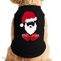 Merry Christmas Santa Claus Boxing Unisex Doggie Tank thumb 0