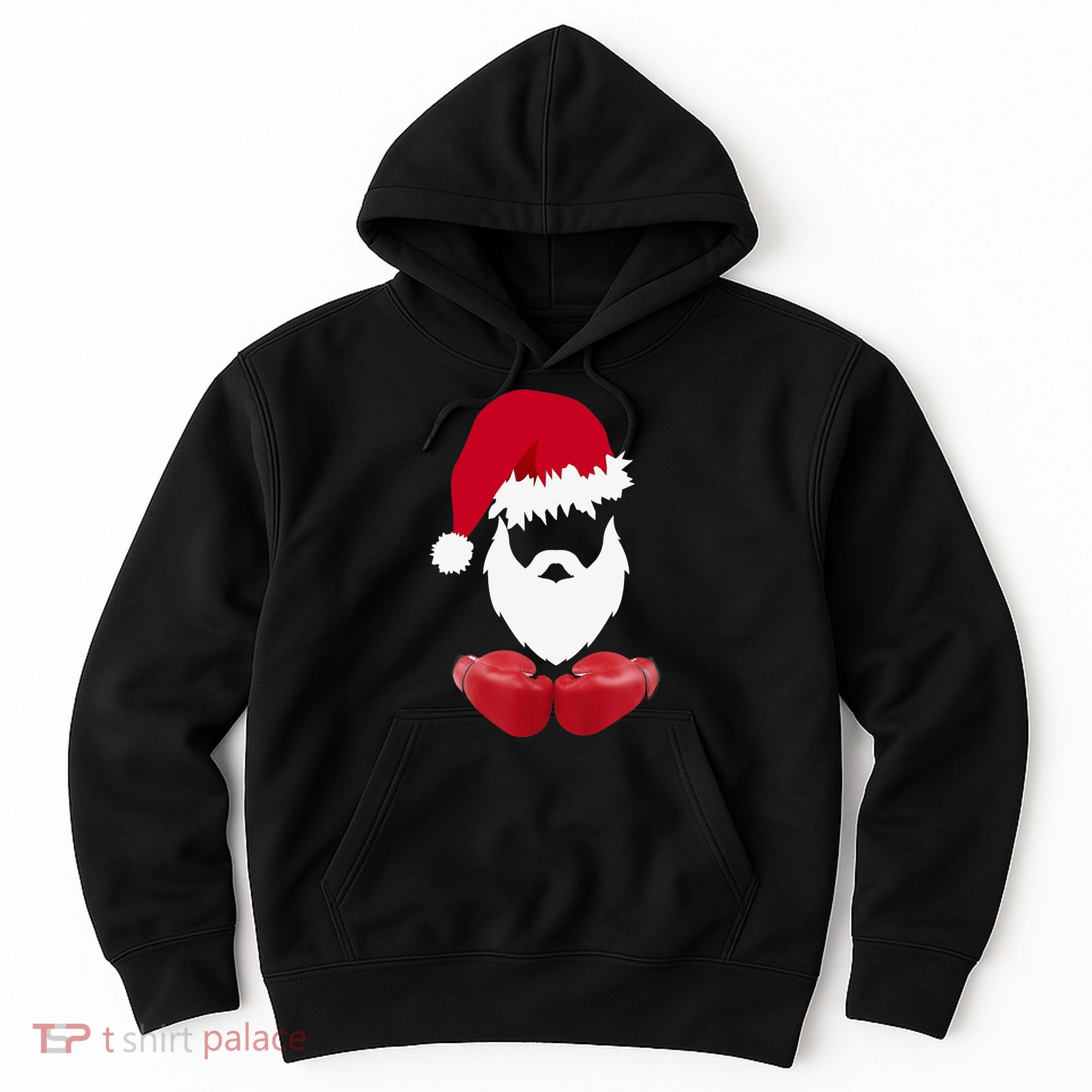Merry Christmas Santa Claus Boxing Unisex Hoodie