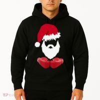 Merry Christmas Santa Claus Boxing Unisex Hoodie thumb 2