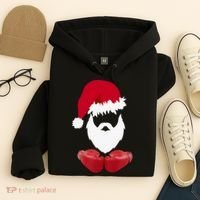 Merry Christmas Santa Claus Boxing Unisex Hoodie thumb 4