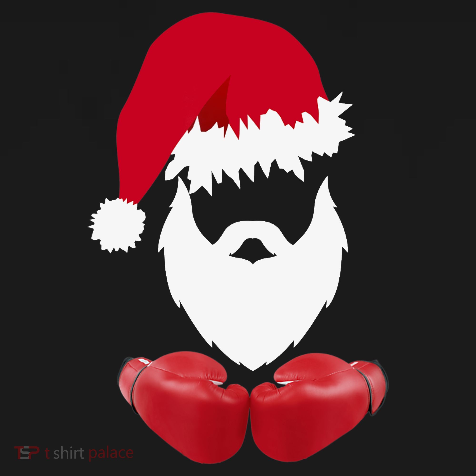 Merry Christmas Santa Claus Boxing Unisex Long Sleeve Shirt