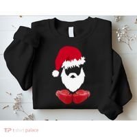 Merry Christmas Santa Claus Boxing Unisex Sweatshirt thumb 2