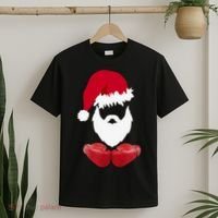 Merry Christmas Santa Claus Boxing Unisex T-Shirt thumb 2