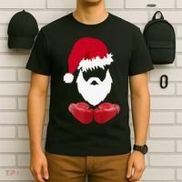 Merry Christmas Santa Claus Boxing Unisex T-Shirt thumb 6