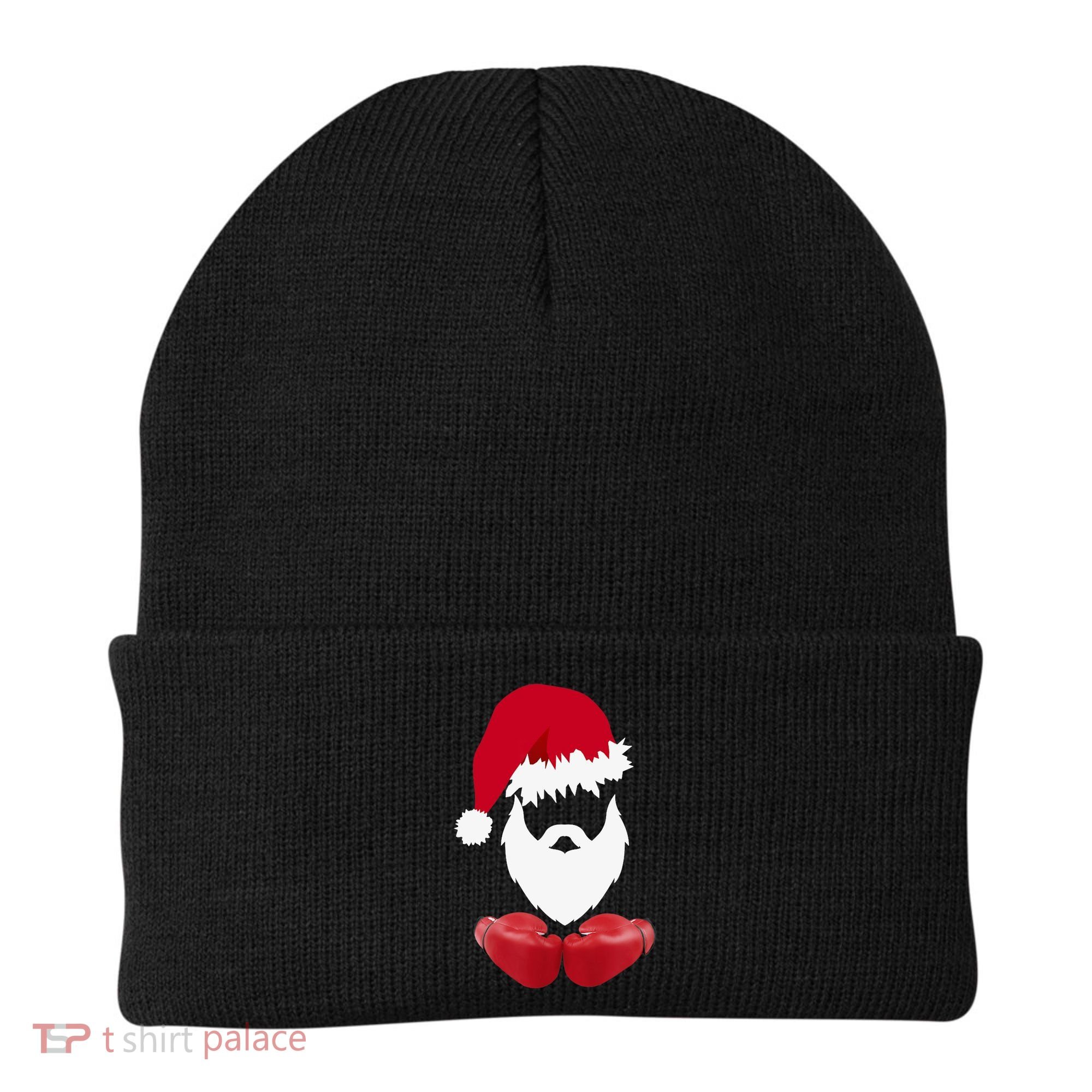 Merry Christmas Santa Claus Boxing Unisex Beanie