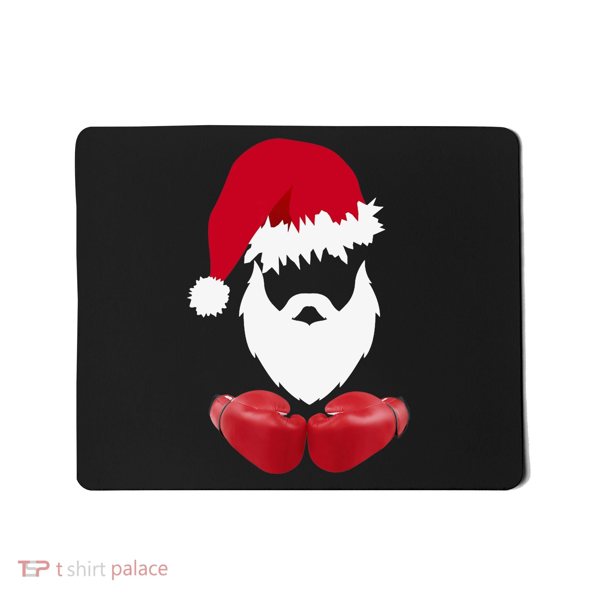 Merry Christmas Santa Claus Boxing Unisex Mousepad