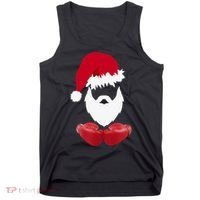 Merry Christmas Santa Claus Boxing Unisex Tank Top thumb 0